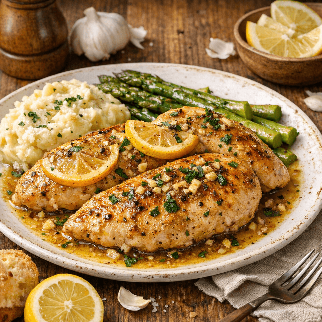 longhorn lemon garlic chicken