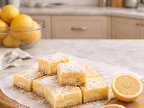 Lazy Day Lemon Cream Pie Bars Recipe