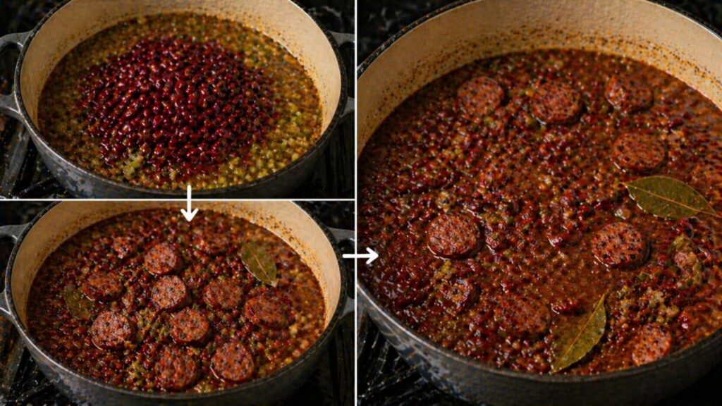 pappadeaux red beans and rice recipe image