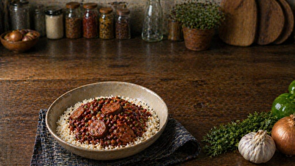 pappadeaux red beans and rice recipe image